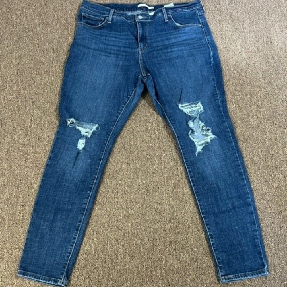 EUC-Levis 721 High Rise Skinny Jeans-18w 2 Pairs!!!!!